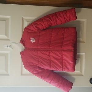 Gymboree puffer jacket with snowflake